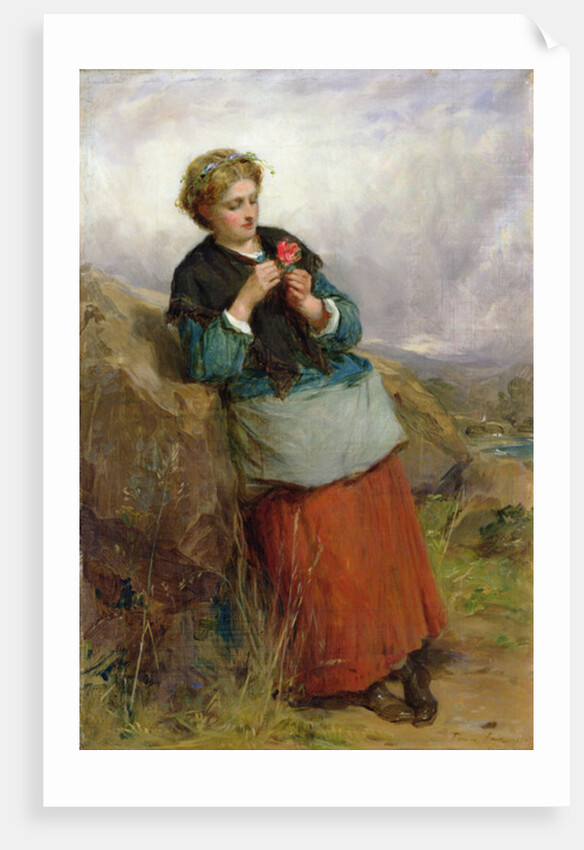 The Flower of Dunblane, 1867 by Thomas Faed