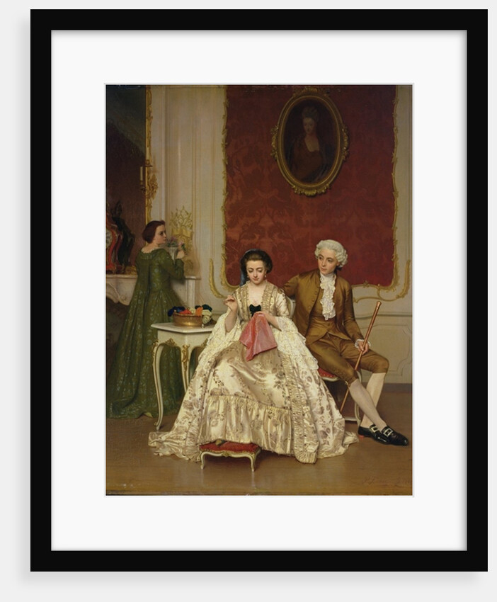 Jealousy, 1861 by Petrus Renier Hubertus Knarren