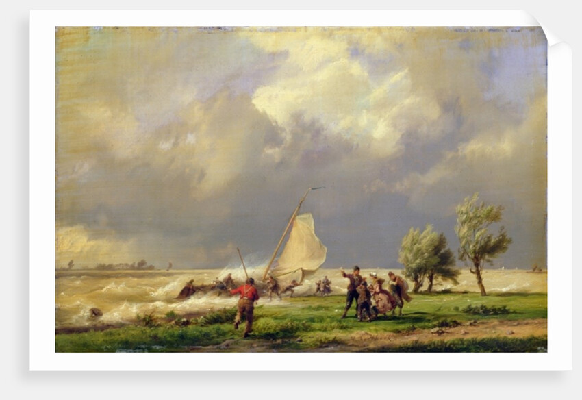 The Shipwreck by Hermanus Koekkoek