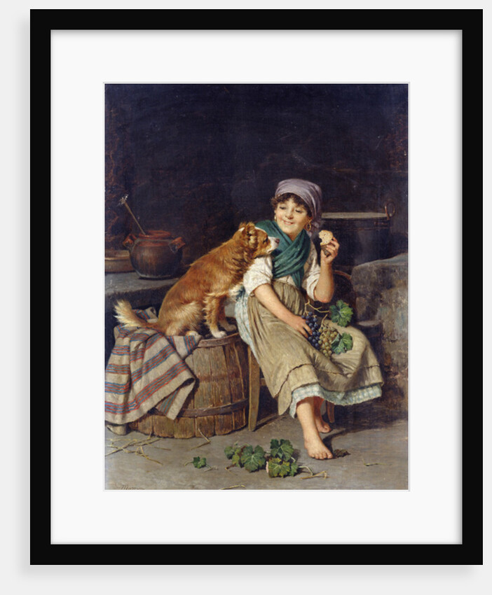 Girl with Dog by Federico Mazzotta