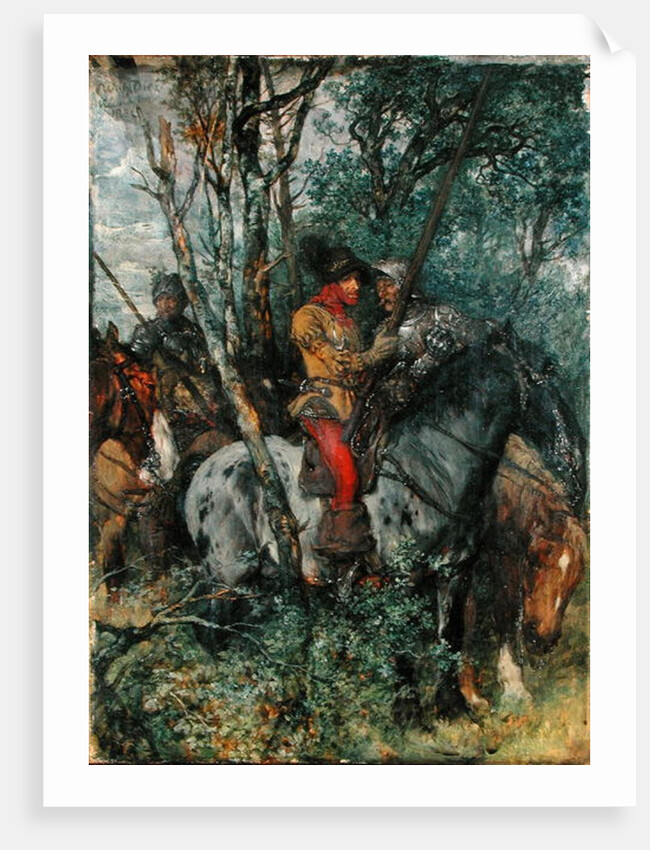 In Ambush, 1882 by Wilhelm Von Diez