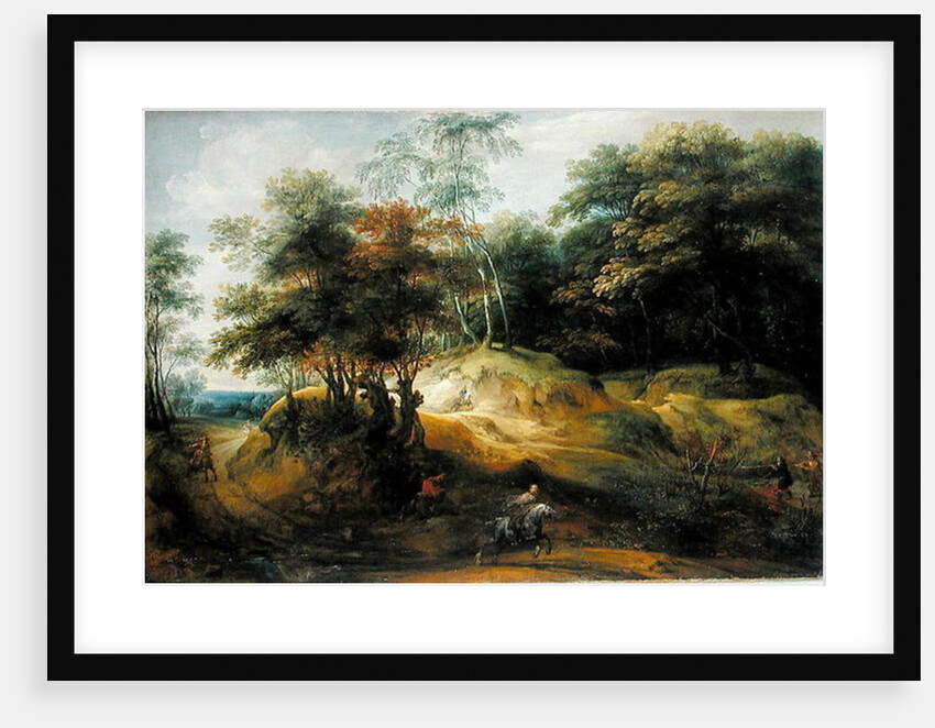 Forest Landscape with Ambush by Jacques Fouquieres
