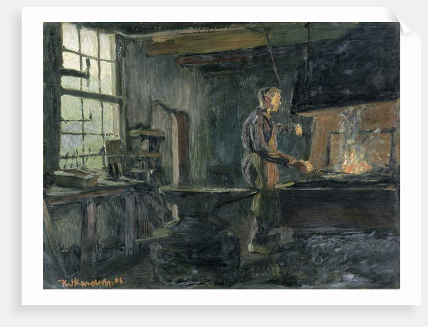 The Forge, 1906 by Konrad von Kardorff