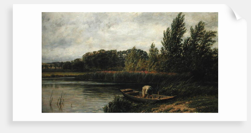 Windy day on the Thames, 1865 by Walter Field