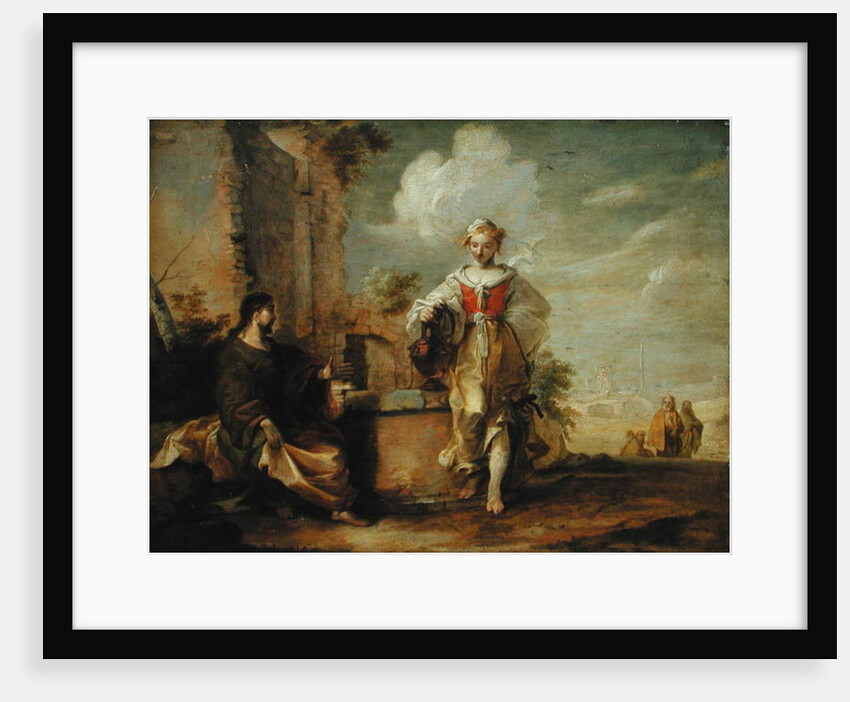 Christ and the Samaritan Woman by Matthias Scheits