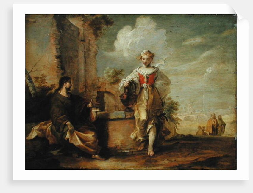 Christ and the Samaritan Woman by Matthias Scheits