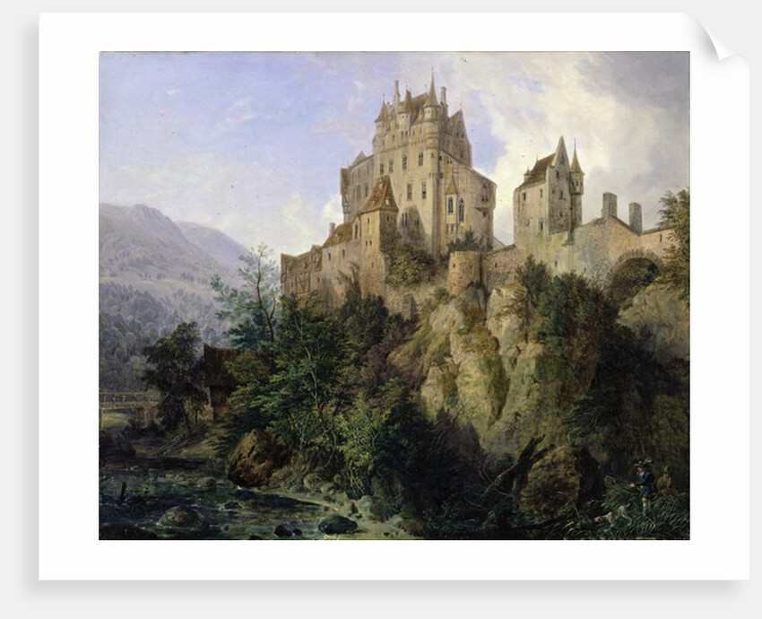 Eltz Castle by Domenico II Quaglio