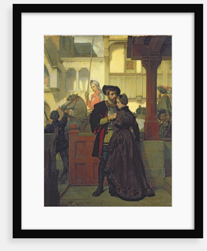 Farewell, 1864 by Wilhelm Koller