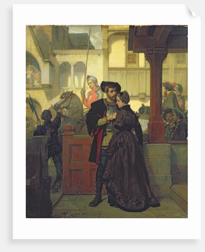 Farewell, 1864 by Wilhelm Koller