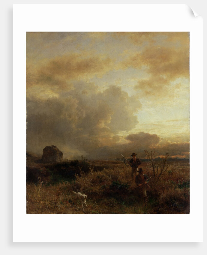 Clearing Thunderstorm in the Countryside, 1857 by Oswald Achenbach