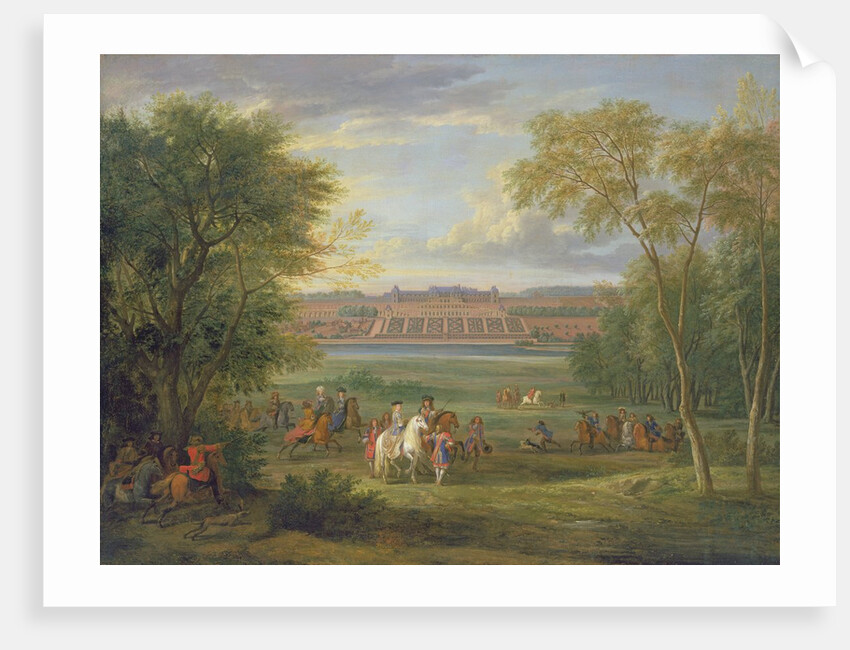 The Chateau of Saint Germain by Adam Frans van der Meulen