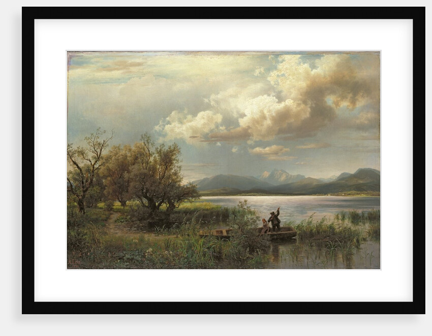 Bayern Landscape, 1856 by Augustus Wilhelm Leu