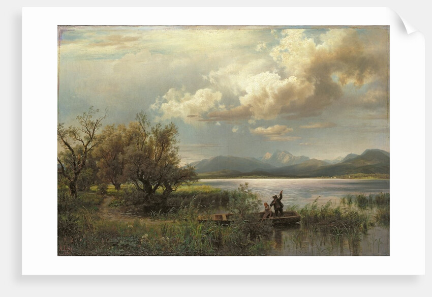 Bayern Landscape, 1856 by Augustus Wilhelm Leu
