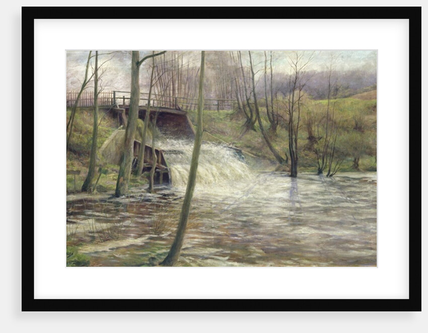 A Mill Stream by Karl Oderich