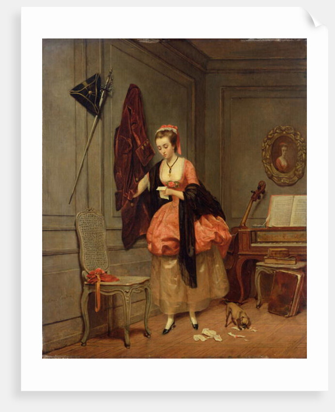 The Beloved Mistress, 1846 by Louis Coulon