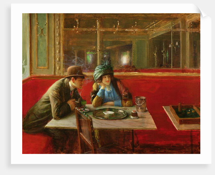 At the Cafe by Jean Beraud