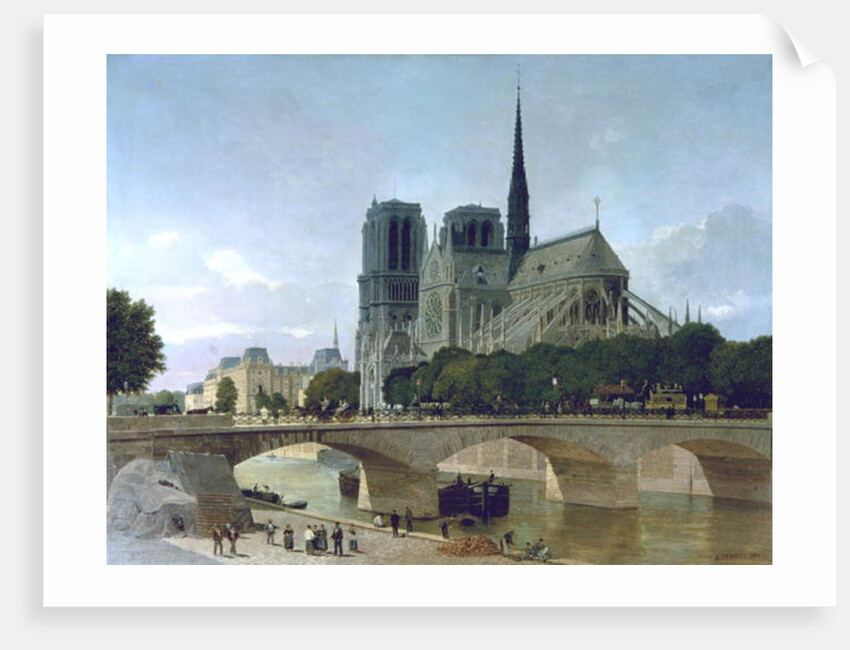 Notre Dame, Paris, 1884 by Felix Benoist