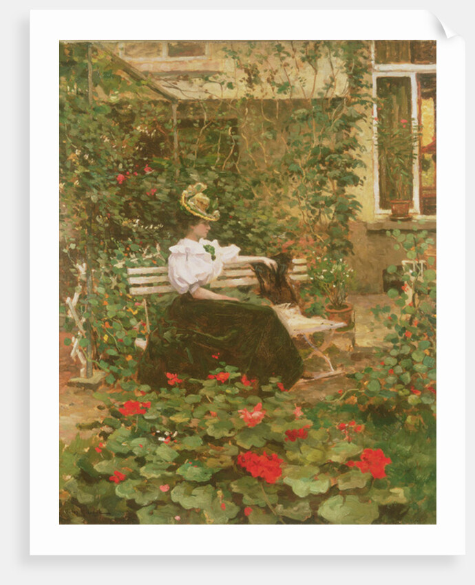 Flowers on the Terrace by Victor Gilsoul