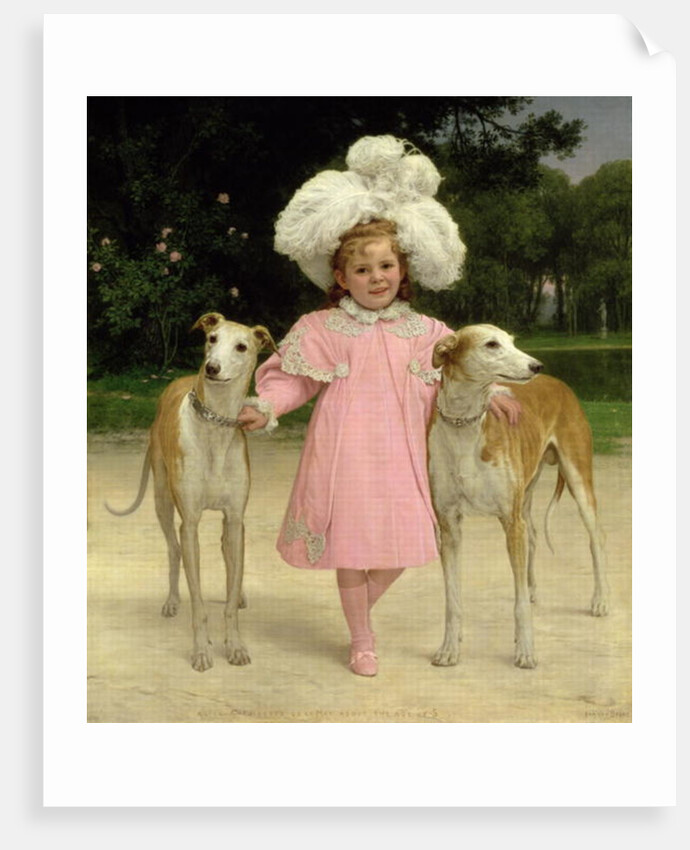 Alice Antoinette de la Mar, aged five by Jan van Beers