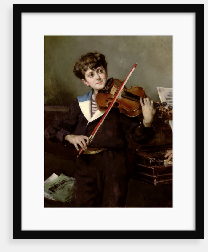 The Violinist by Harry Humphrey Moore