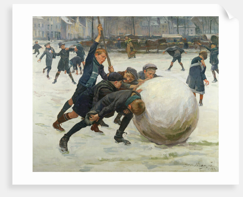 The Giantest Snowball, 1903 by Jean Mayne