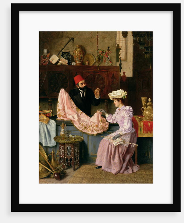 In the Souk, 1891 by Moritz Stifter