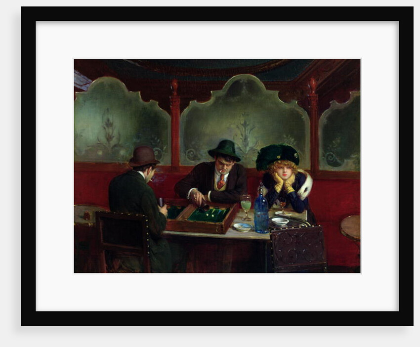 The Backgammon Players by Jean Beraud