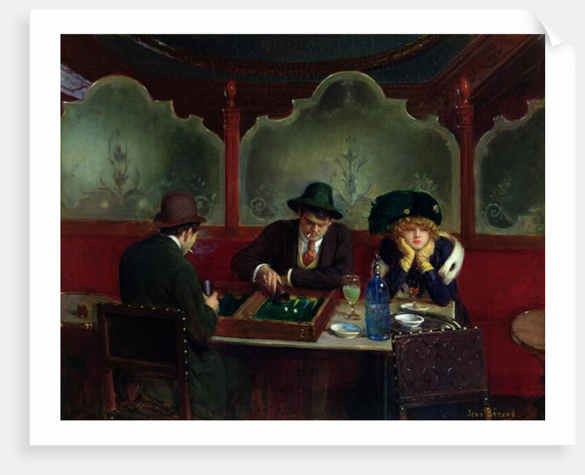 The Backgammon Players by Jean Beraud