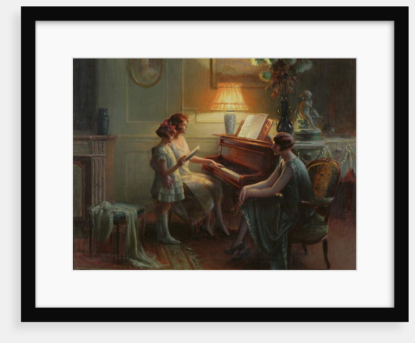 The Singing Lesson by Delphin Enjolras