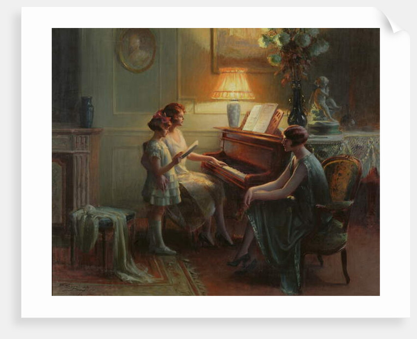 The Singing Lesson by Delphin Enjolras