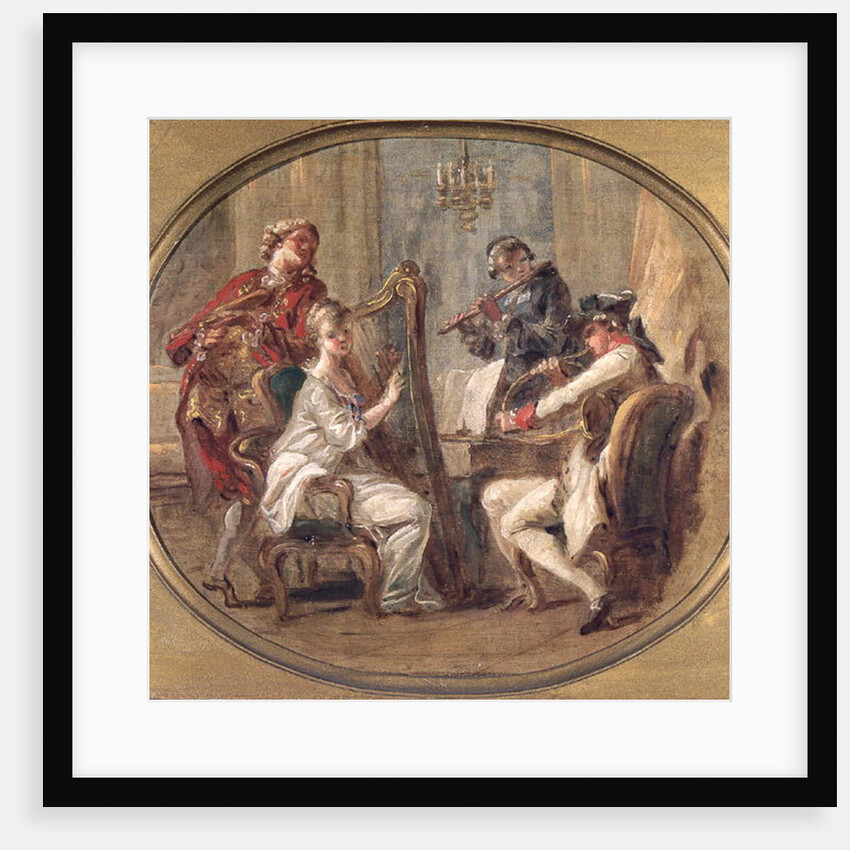 Concert with Four Figures, c.1774 by Francois Andre Vincent