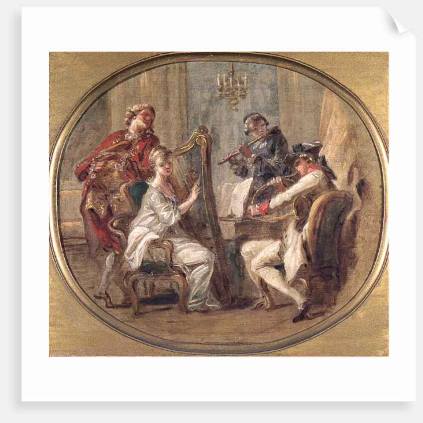 Concert with Four Figures, c.1774 by Francois Andre Vincent