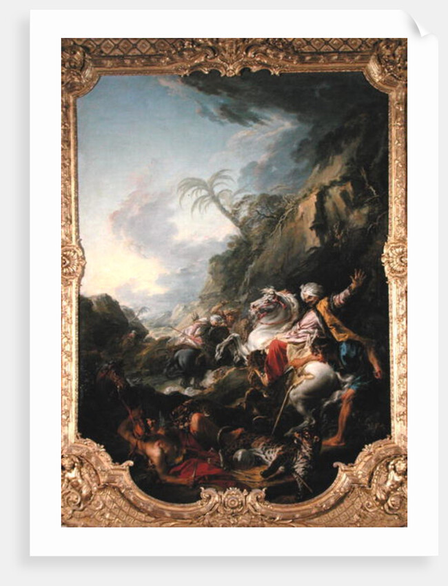 Leopard Hunt, 1736 by Francois Boucher