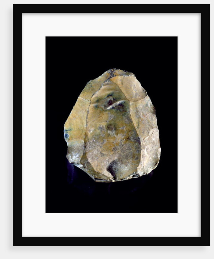 Core stone, used for making tools, c.250000 BC by Prehistoric Prehistoric