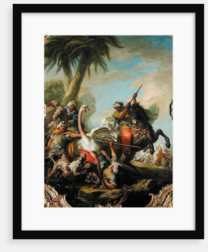 The Ostrich Hunt by Carle van Loo
