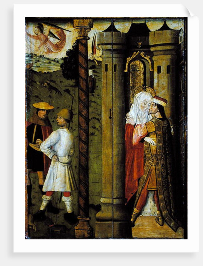 The Annunciation of the Angel to Joachim and the Meeting at the Golden Gate by French School