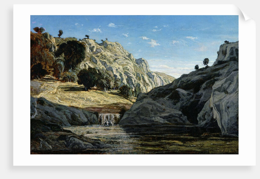 Memories of Ollioules gorge, 1861 by Paul Camille Guigou