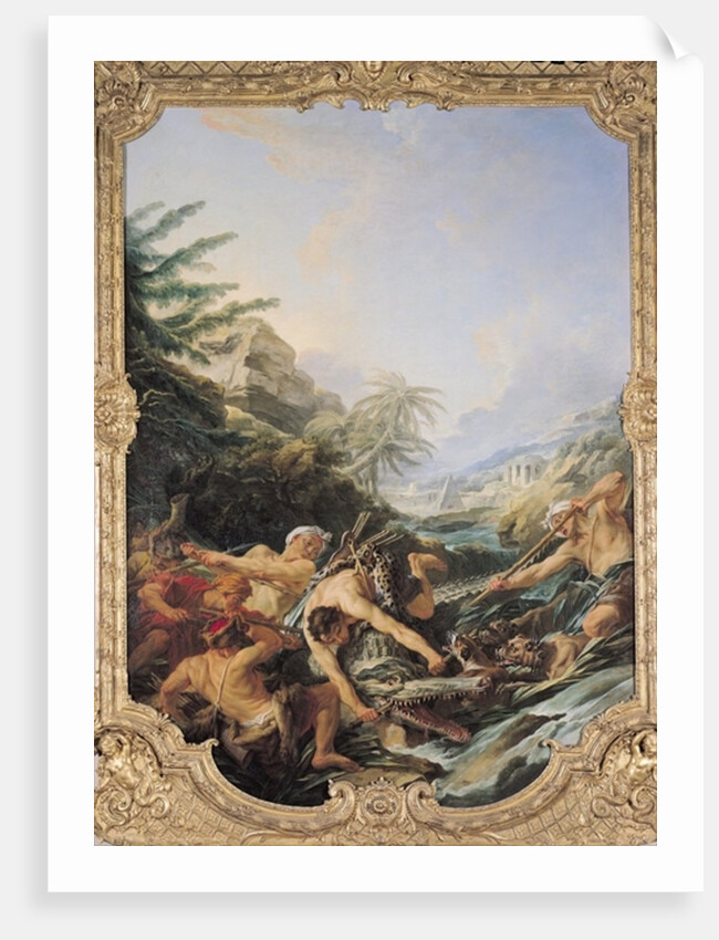 Crocodile Hunt by Francois Boucher