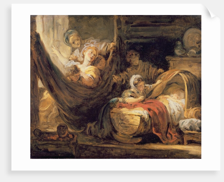 The Cradle by Jean-Honore Fragonard