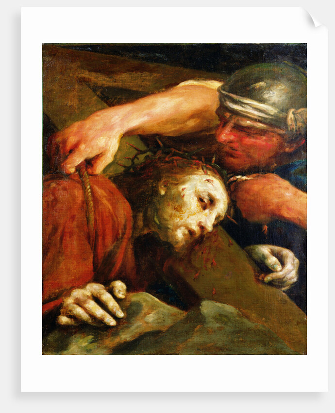 Christ carrying the cross by Giuseppe Maria Crespi