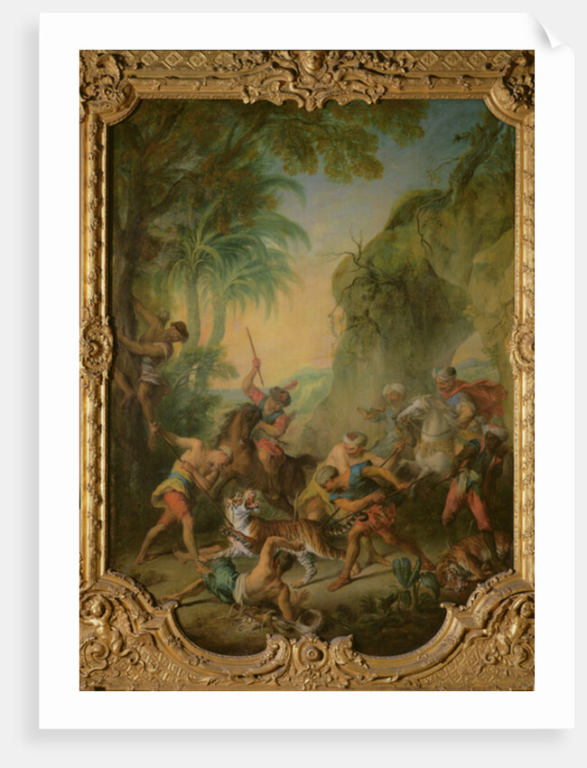 Tiger Hunt, 1736 by Nicolas Lancret
