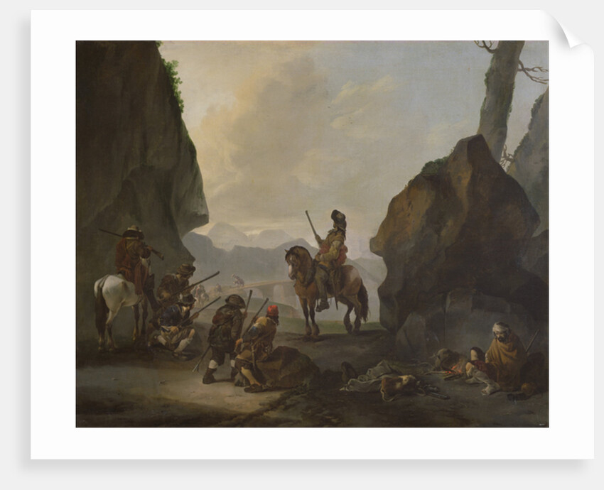 Thieves on the Lookout by Johannes Lingelbach