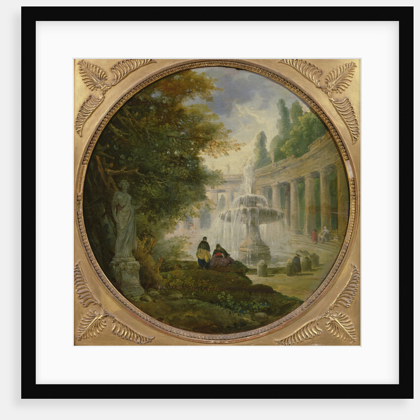 Fountain in a park, c.1762-65 by Hubert Robert