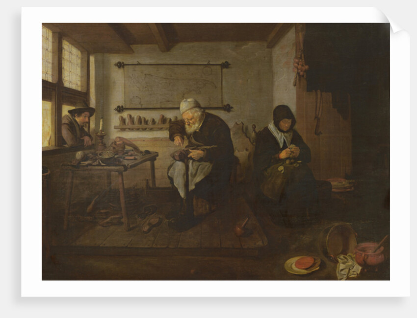 The Cobbler by Quiringh Gerritsz. van Brekelenkam