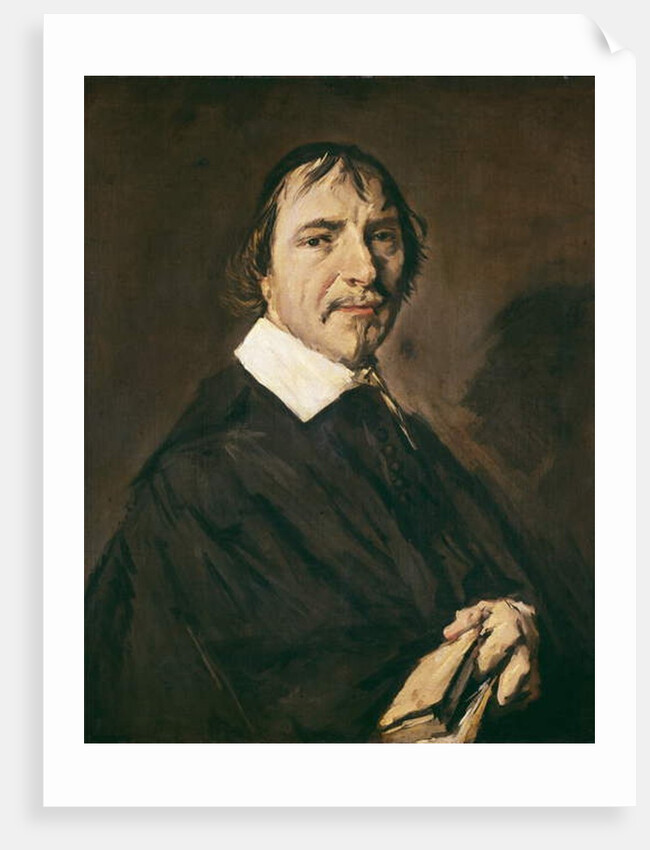 Portrait of Pastor Herman Langélius, professor of the University of Leiden, c.1660 by Frans Hals