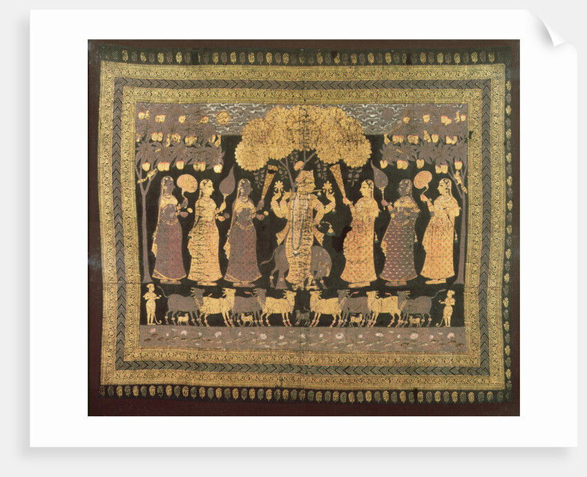 Krishna and his Gopis by Deccani School