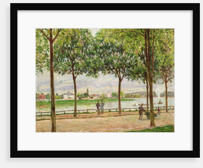 Les Promenade des Marronniers, St Cloud, 1878 by Alfred Sisley