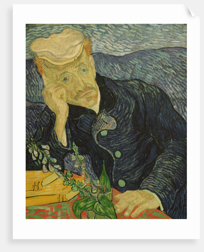 Portrait of Dr. Gachet, 1890 by Vincent van Gogh