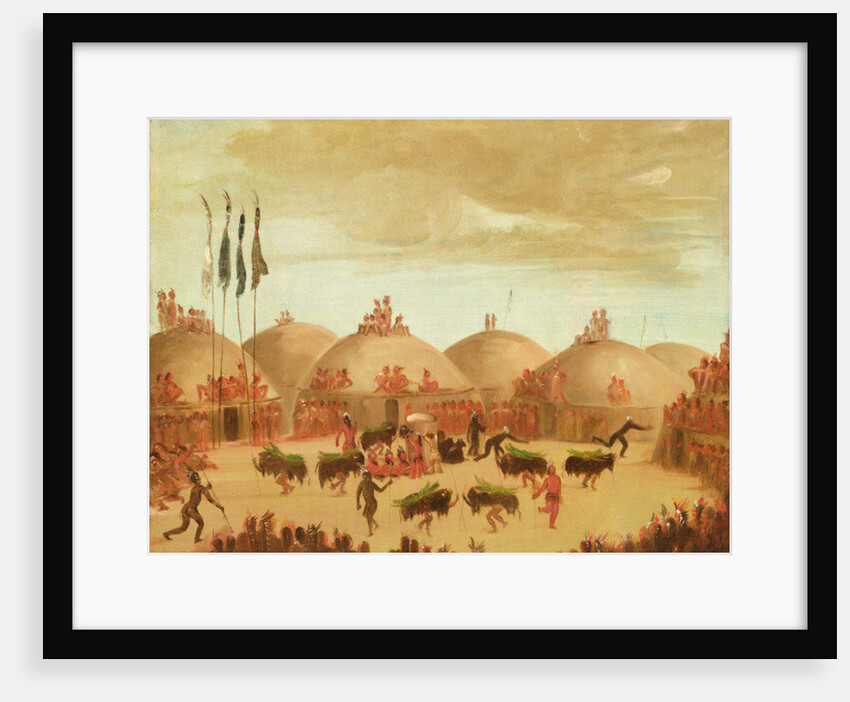 The Bull Dance by George Catlin
