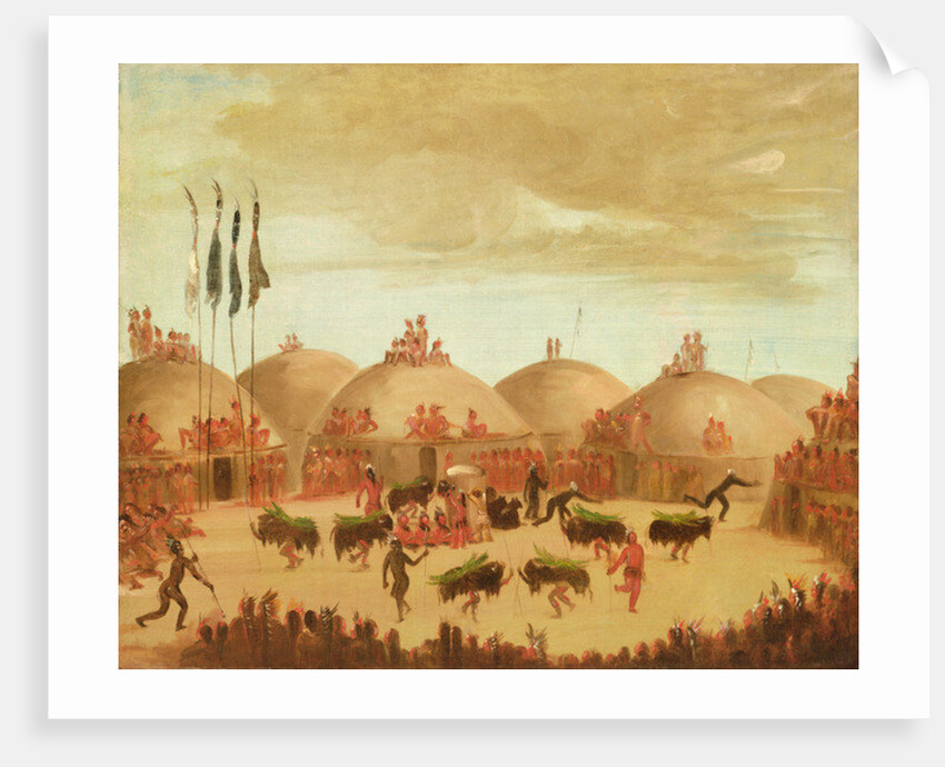 The Bull Dance by George Catlin